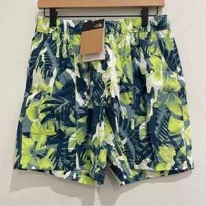 NEW The North Face Mens Class V Pull On Shorts Tropical Camo Green Size S